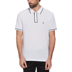 Organic Cotton Bentley Mesh Polo (Bright White) 