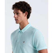 Organic Cotton Bentley Mesh Polo Shirt (Spa Retreat) 