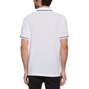 Organic Cotton Bentley Mesh Polo (Bright White) 