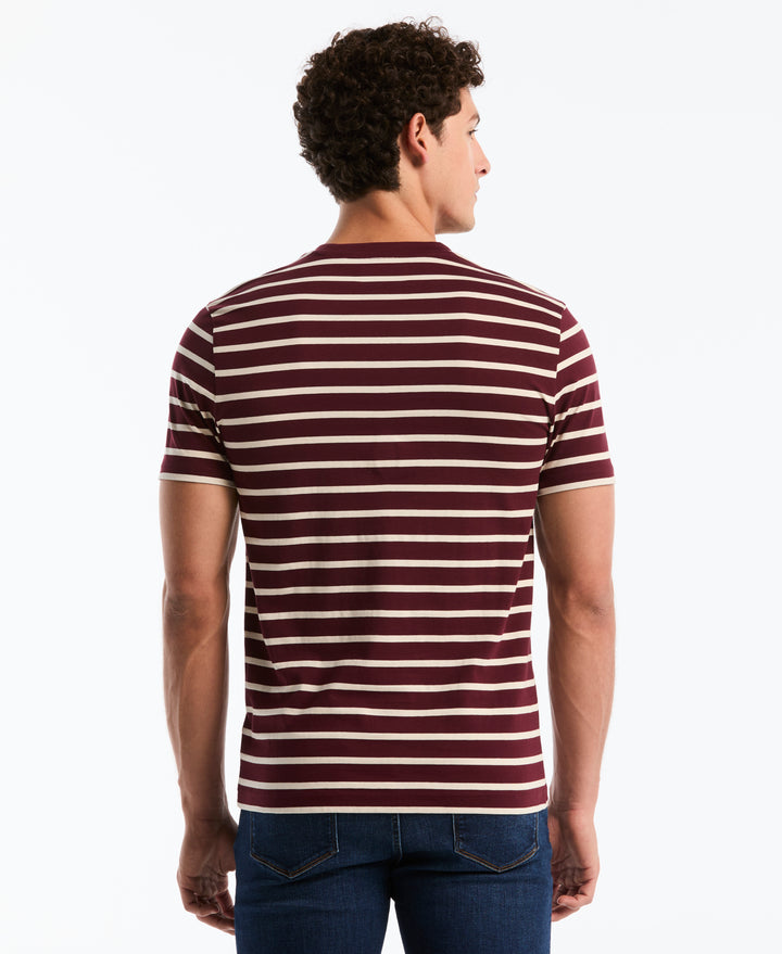 Organic Cotton Breton Striped T-Shirt (Port Royale) 