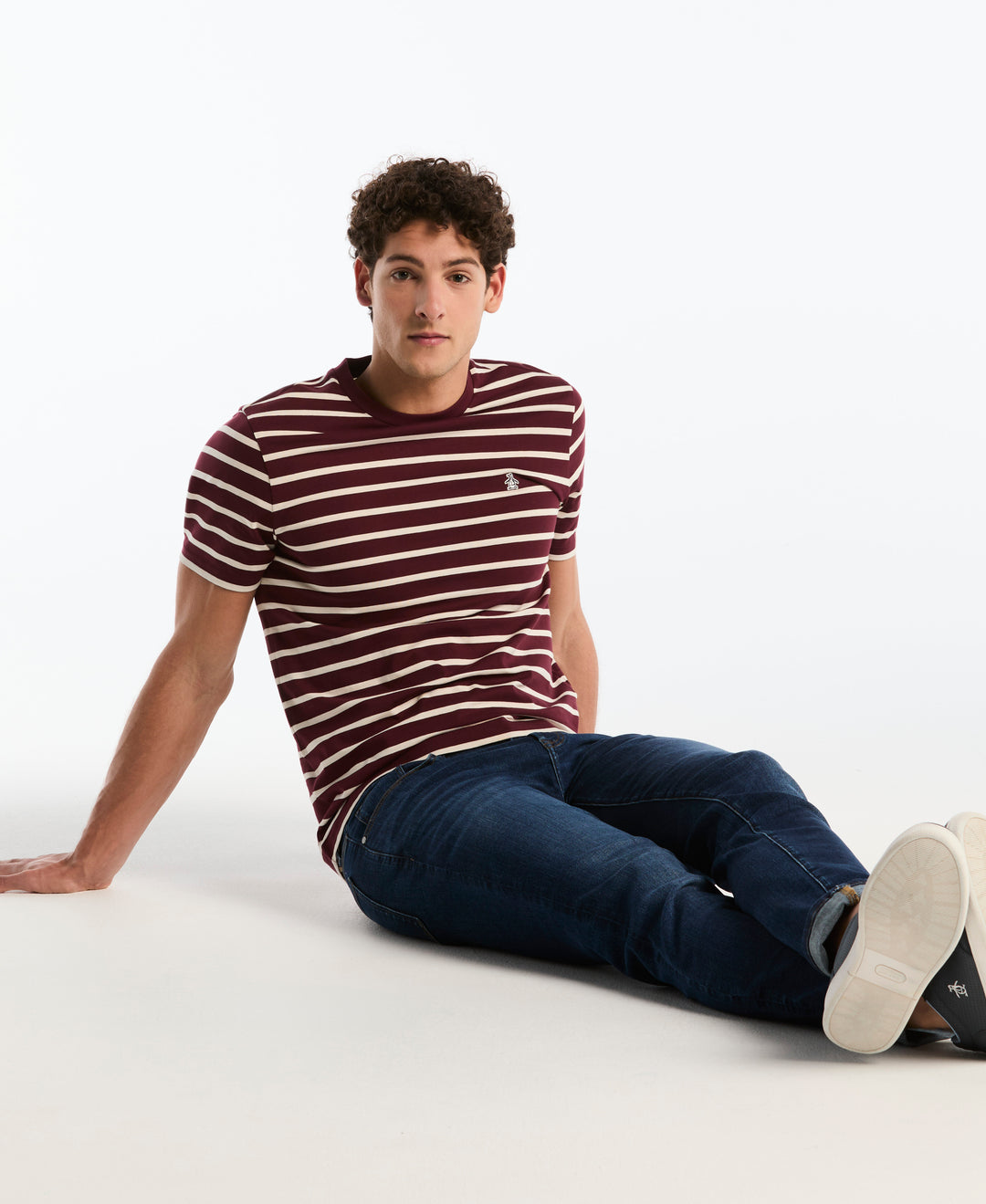 Organic Cotton Breton Striped T-Shirt (Port Royale) 