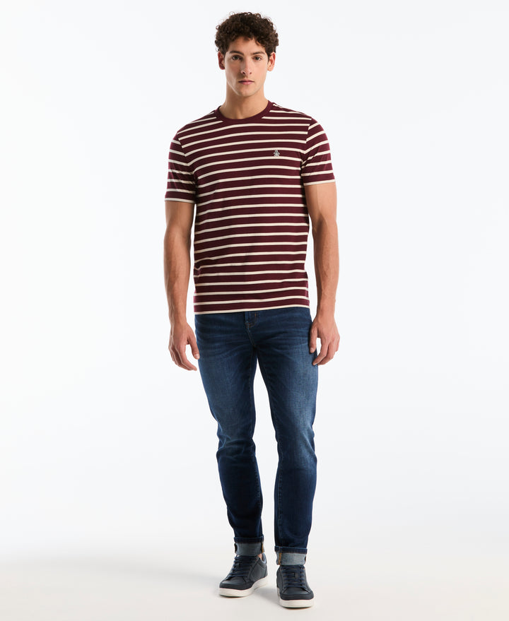 Organic Cotton Breton Striped T-Shirt (Port Royale) 