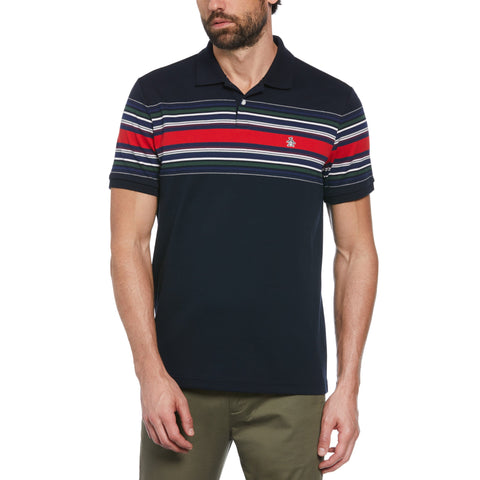 Organic Cotton Chest Stripe Polo | Original Penguin US