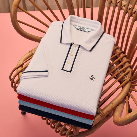 Organic Cotton Earl™ Mesh Polo-Polos-Original Penguin