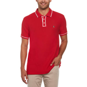 Organic Cotton Bentley Mesh Polo (Salsa) 