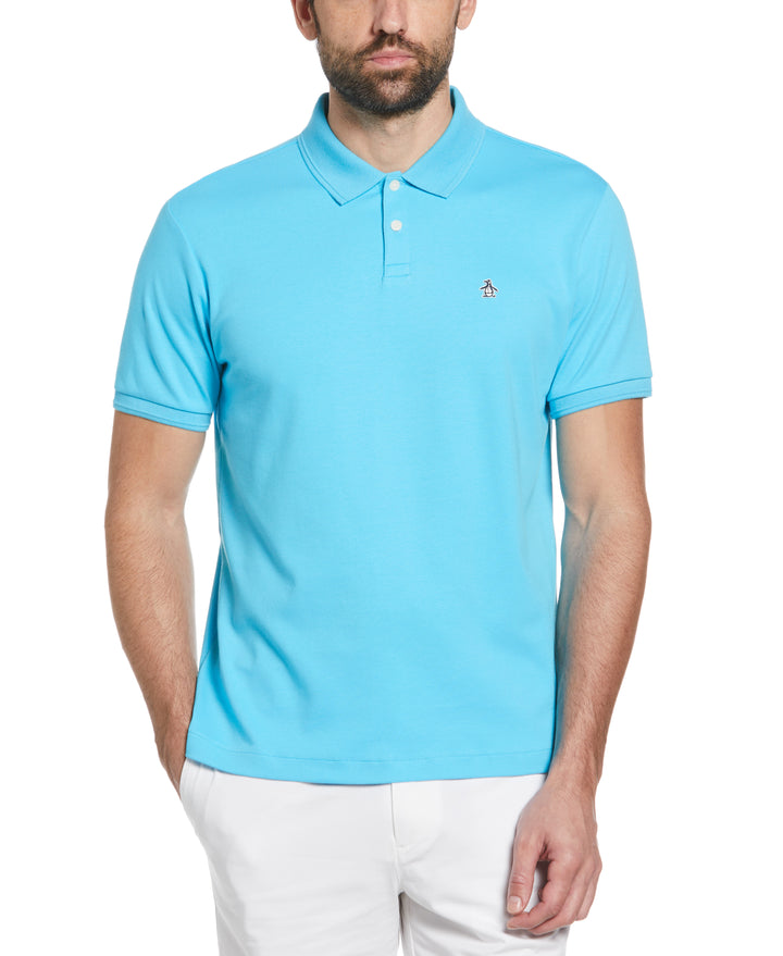 Organic Cotton Daddy Polo (Blue Atoll) 