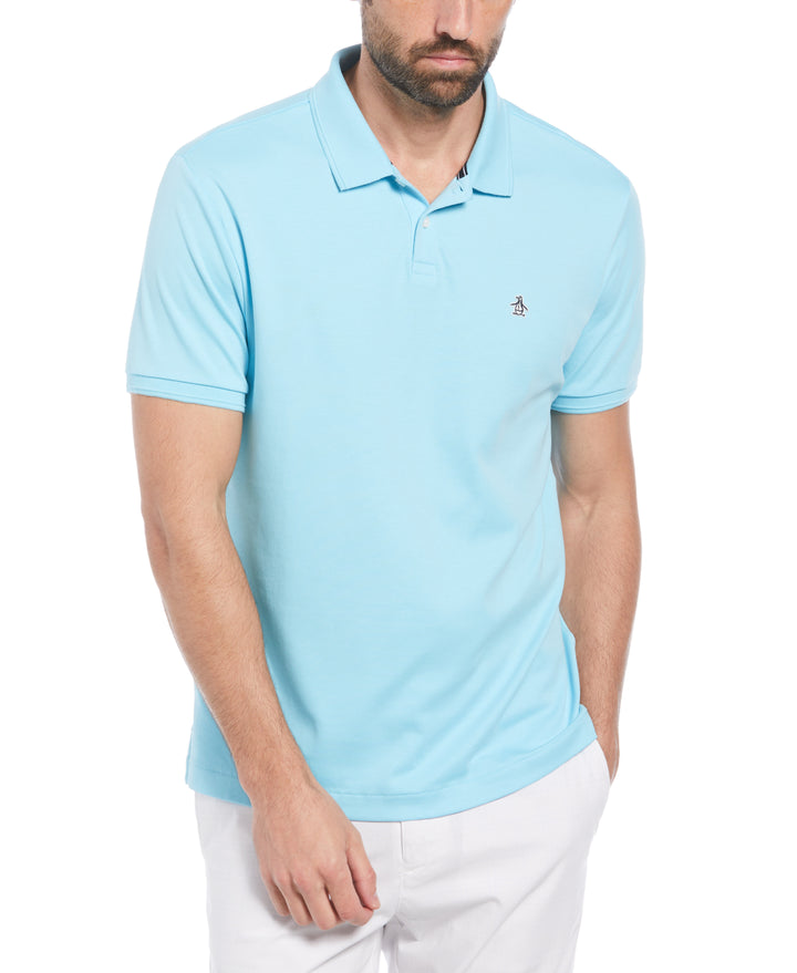 Organic Cotton Daddy Polo (Blue Topaz) 