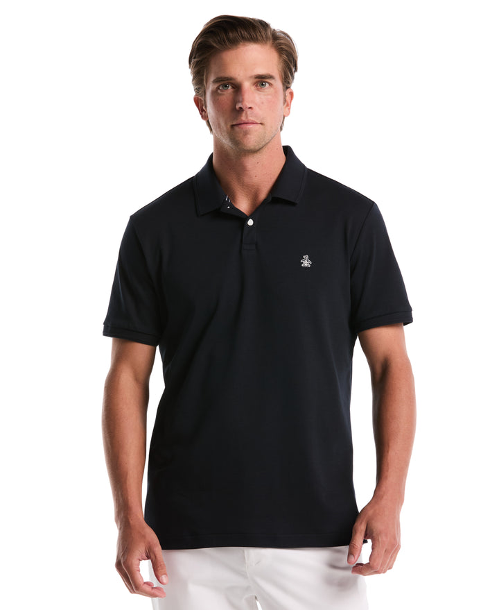 Organic Cotton Interlock Daddy Polo (Dark Sapphire) 