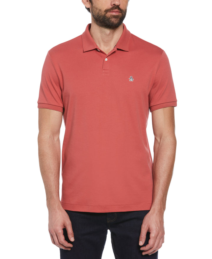 Organic Cotton Daddy Polo (Mineral Red) 