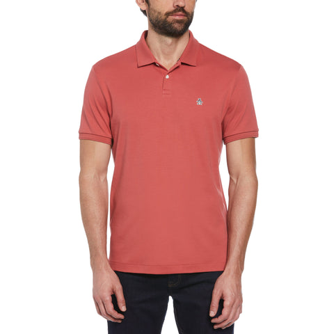 Organic Cotton Daddy Polo (Mineral Red) 