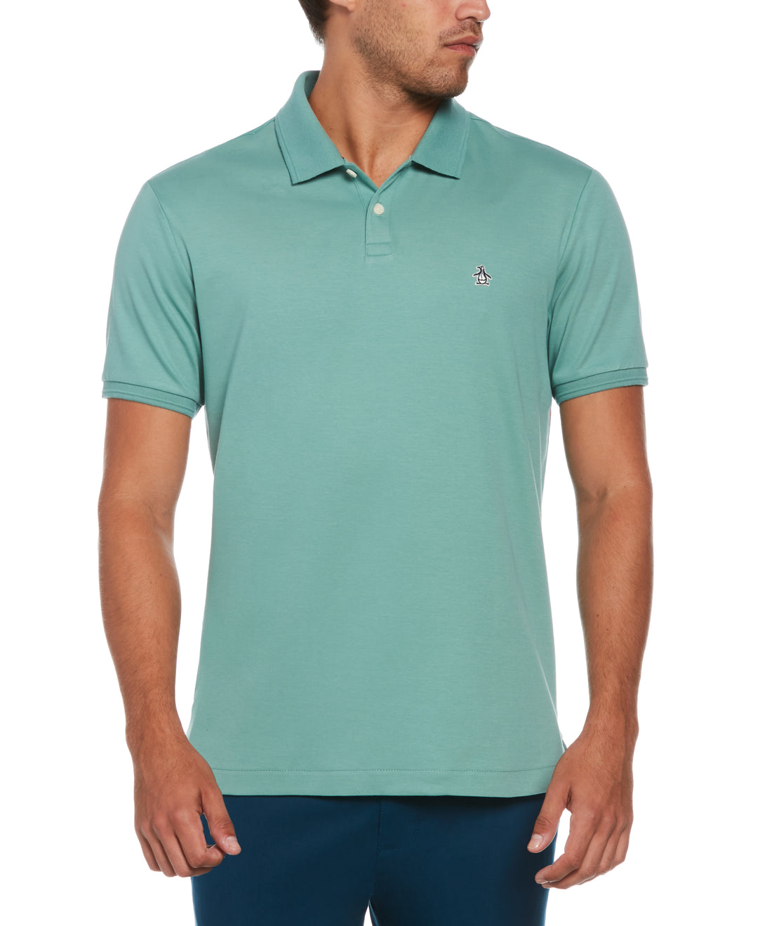 Organic Cotton Daddy Polo (Oil Blue) 