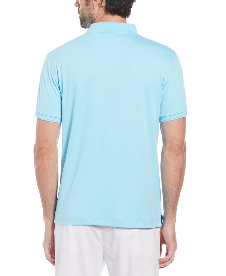 Organic Cotton Daddy Polo (Blue Topaz) 