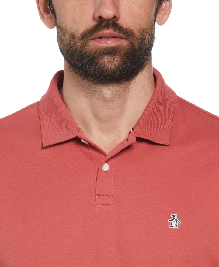 Organic Cotton Daddy Polo (Mineral Red) 