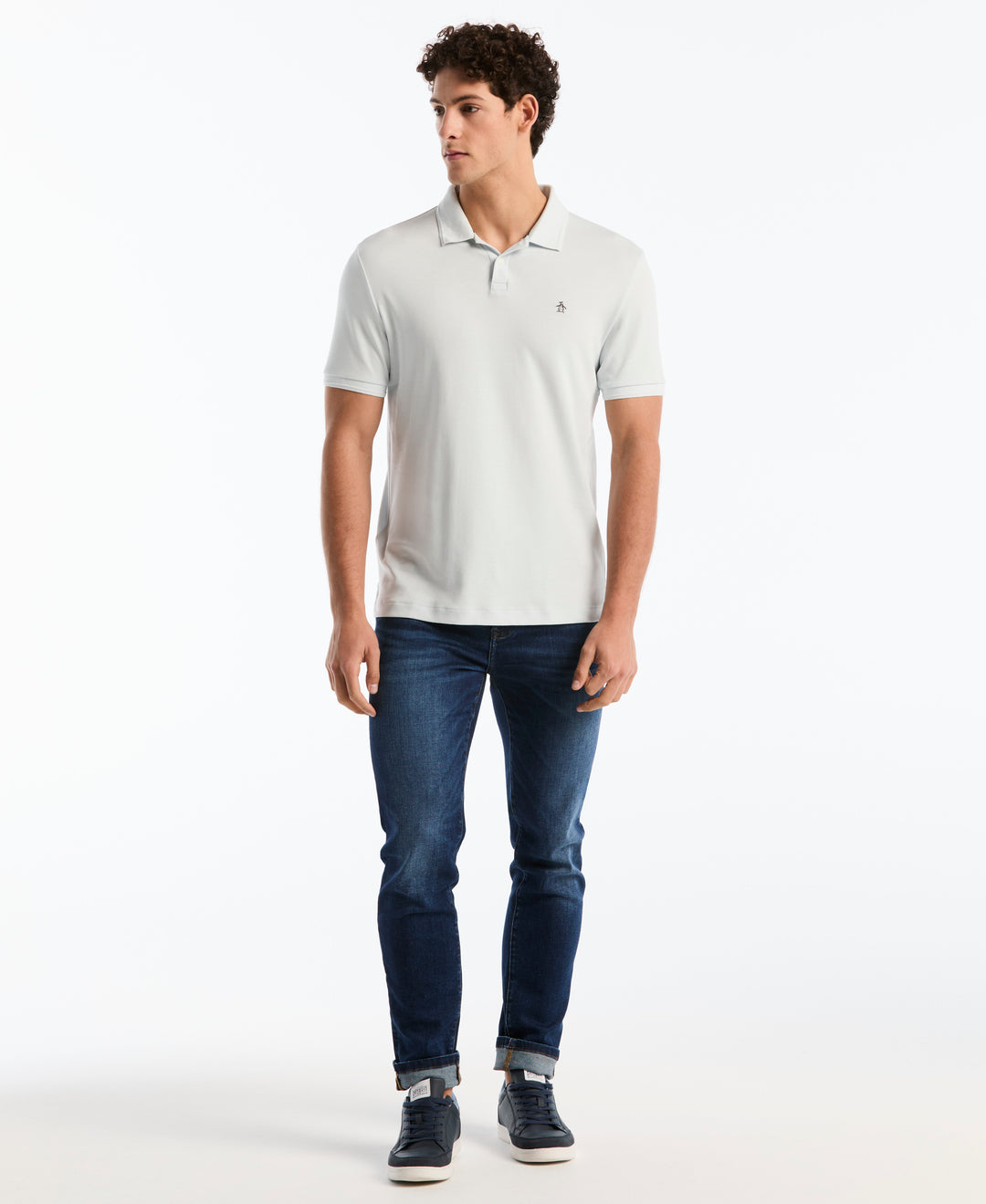 Organic Cotton Interlock Daddy Polo-Polos-Original Penguin