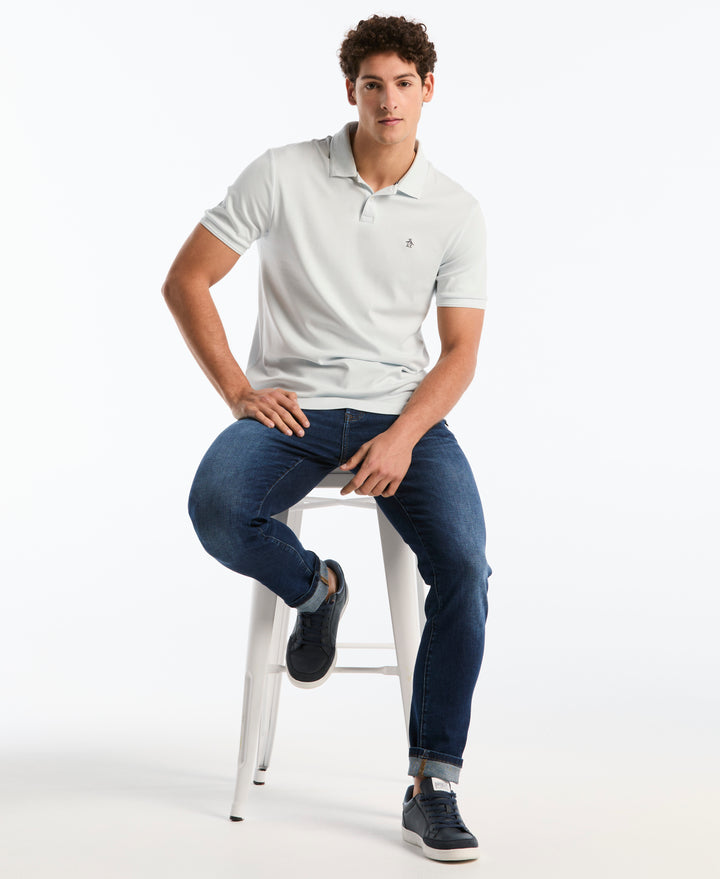 Organic Cotton Interlock Daddy Polo-Polos-Original Penguin