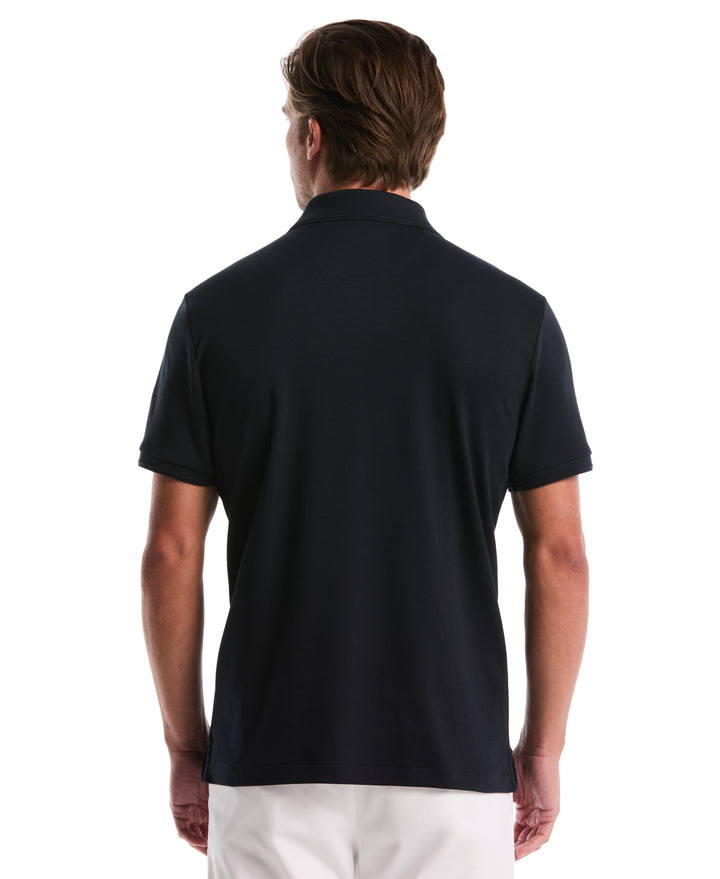 Organic Cotton Interlock Daddy Polo (Dark Sapphire) 