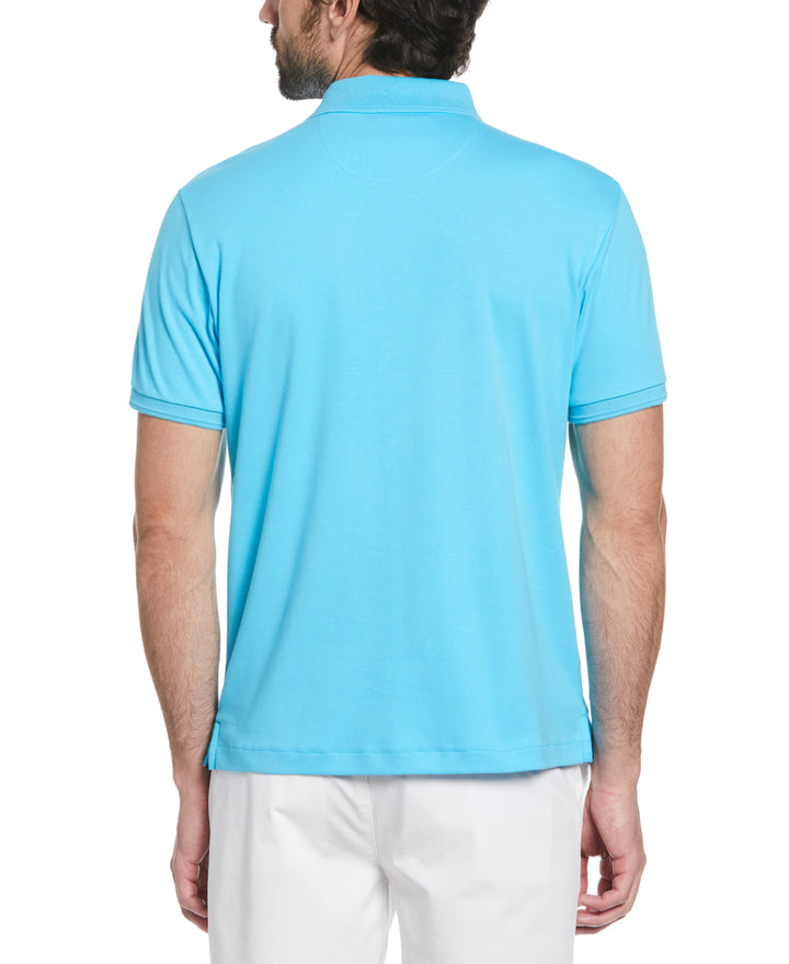 Organic Cotton Daddy Polo (Blue Atoll) 