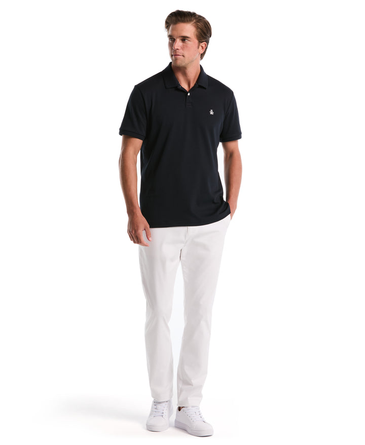 Organic Cotton Interlock Daddy Polo (Dark Sapphire) 