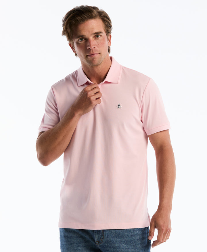 Organic Cotton Interlock Daddy Polo-Polos-Parfait Pink-XS-Original Penguin