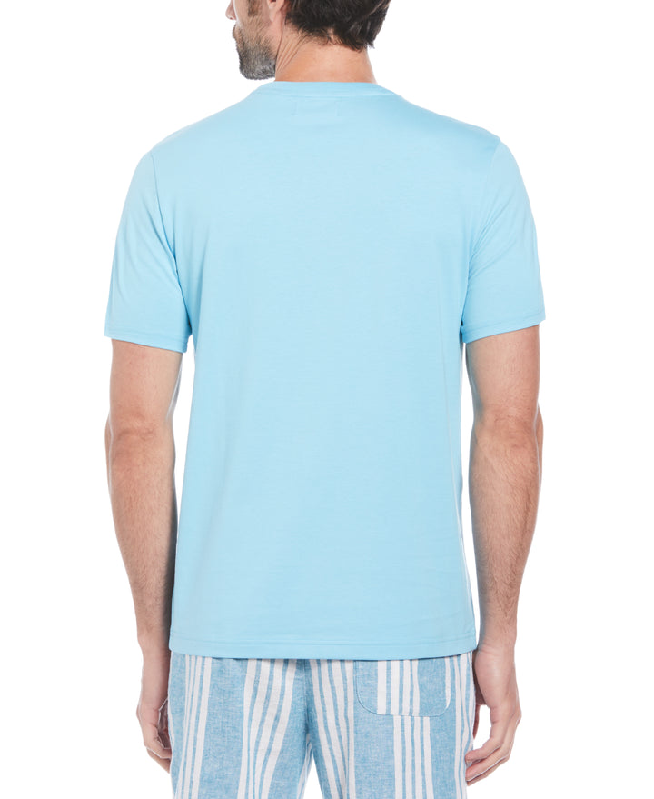 TV Pete Organic Cotton Tee (Blue Topaz) 