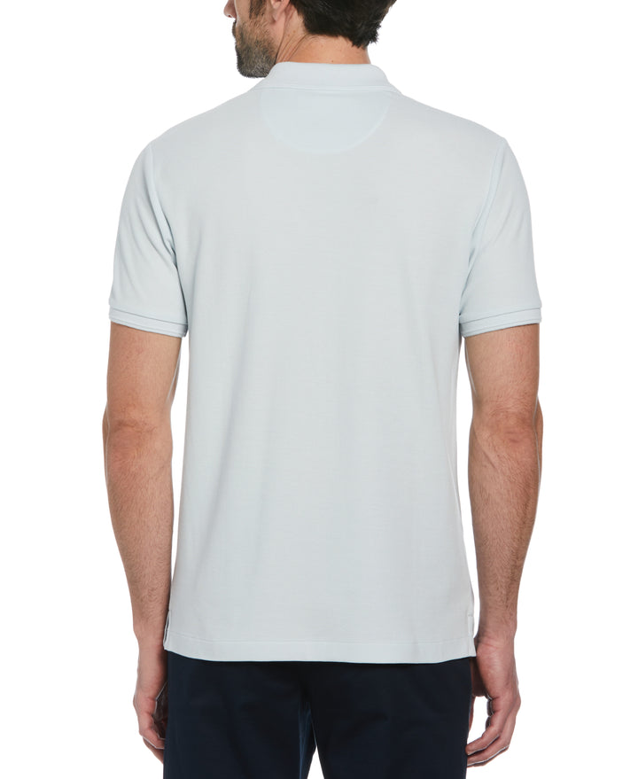 Big & Tall Organic Pique Daddy Polo (Ballad Blue) 