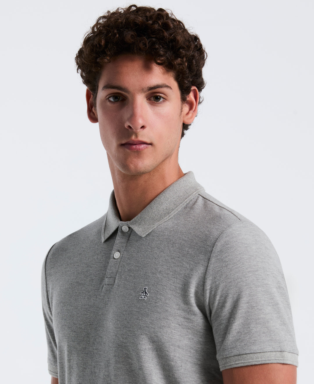 Sticker Daddy Short Sleeve Polo Shirt (Rain Heather) 