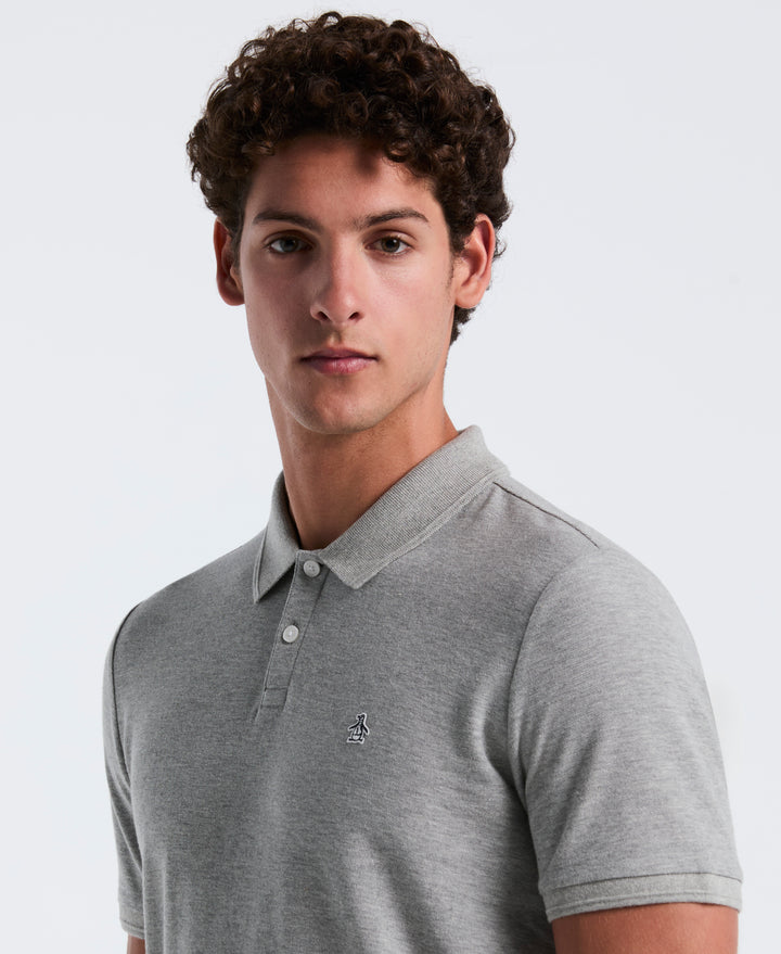 Sticker Daddy Short Sleeve Polo Shirt (Rain Heather) 