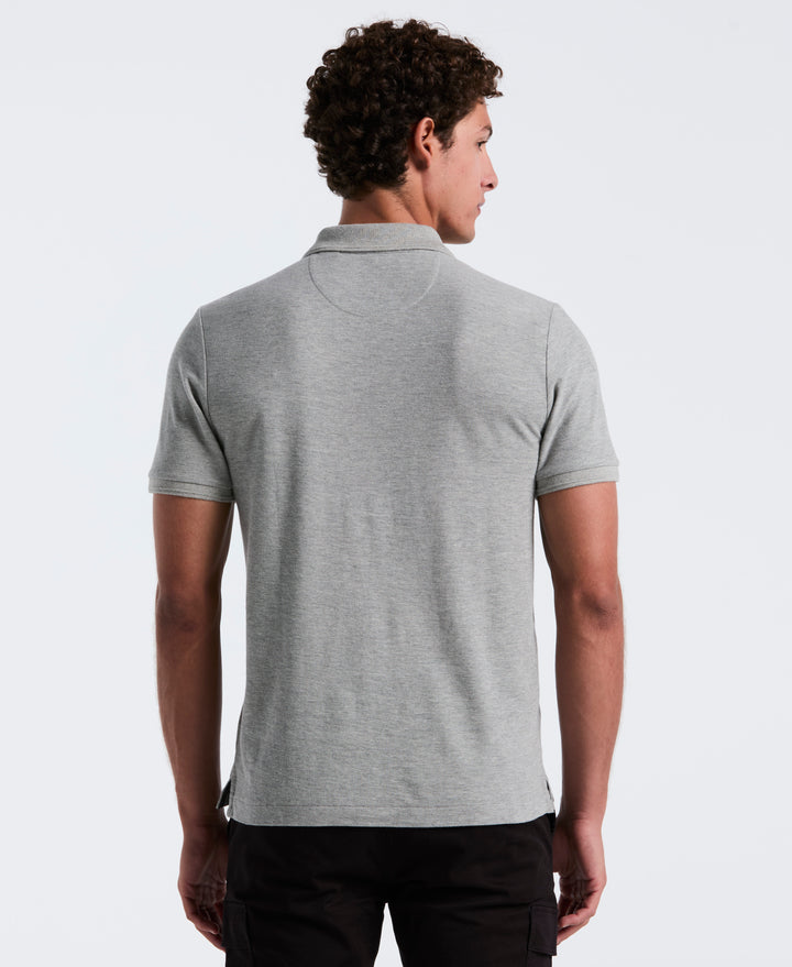 Sticker Daddy Short Sleeve Polo Shirt (Rain Heather) 