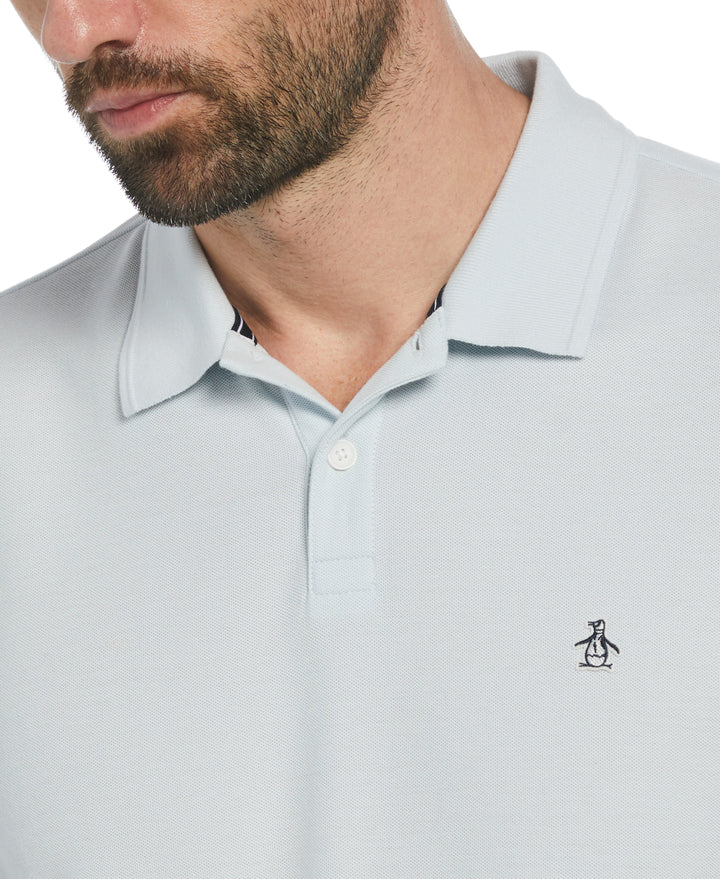 Big & Tall Organic Pique Daddy Polo (Ballad Blue) 