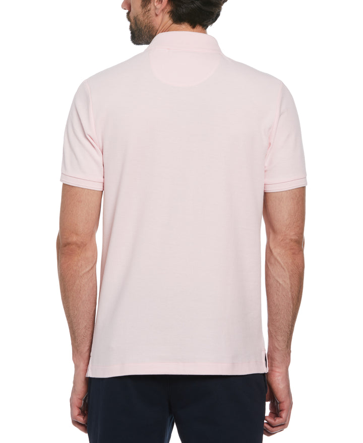 Big & Tall Organic Pique Daddy Polo (Parfait Pink) 