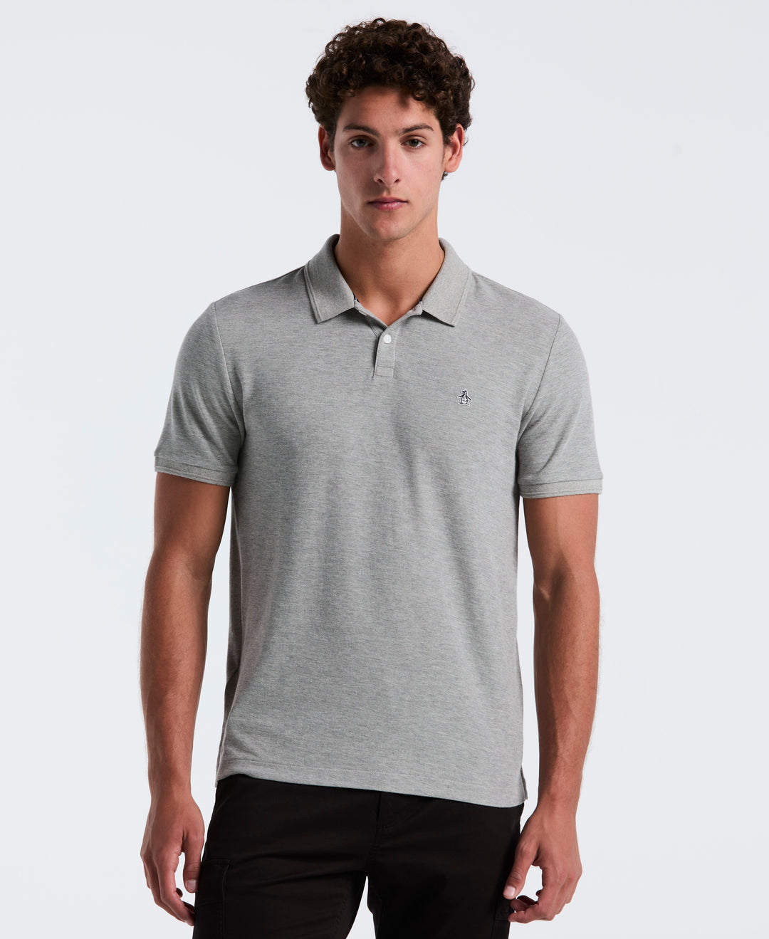 Sticker Daddy Short Sleeve Polo Shirt (Rain Heather) 