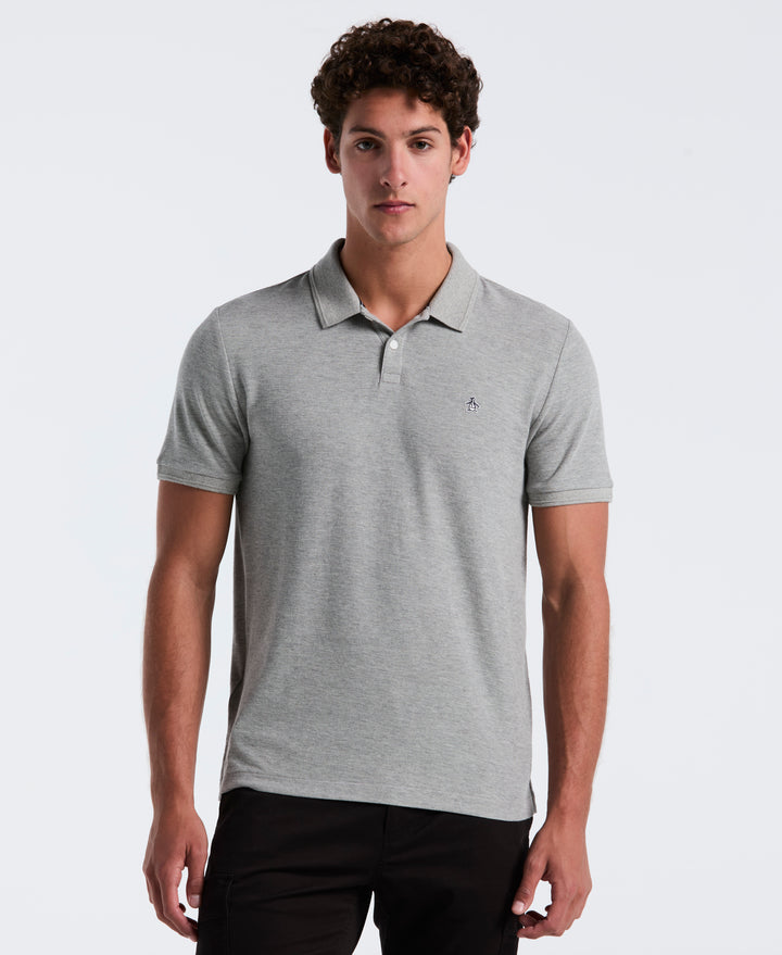 Sticker Daddy Short Sleeve Polo Shirt (Rain Heather) 