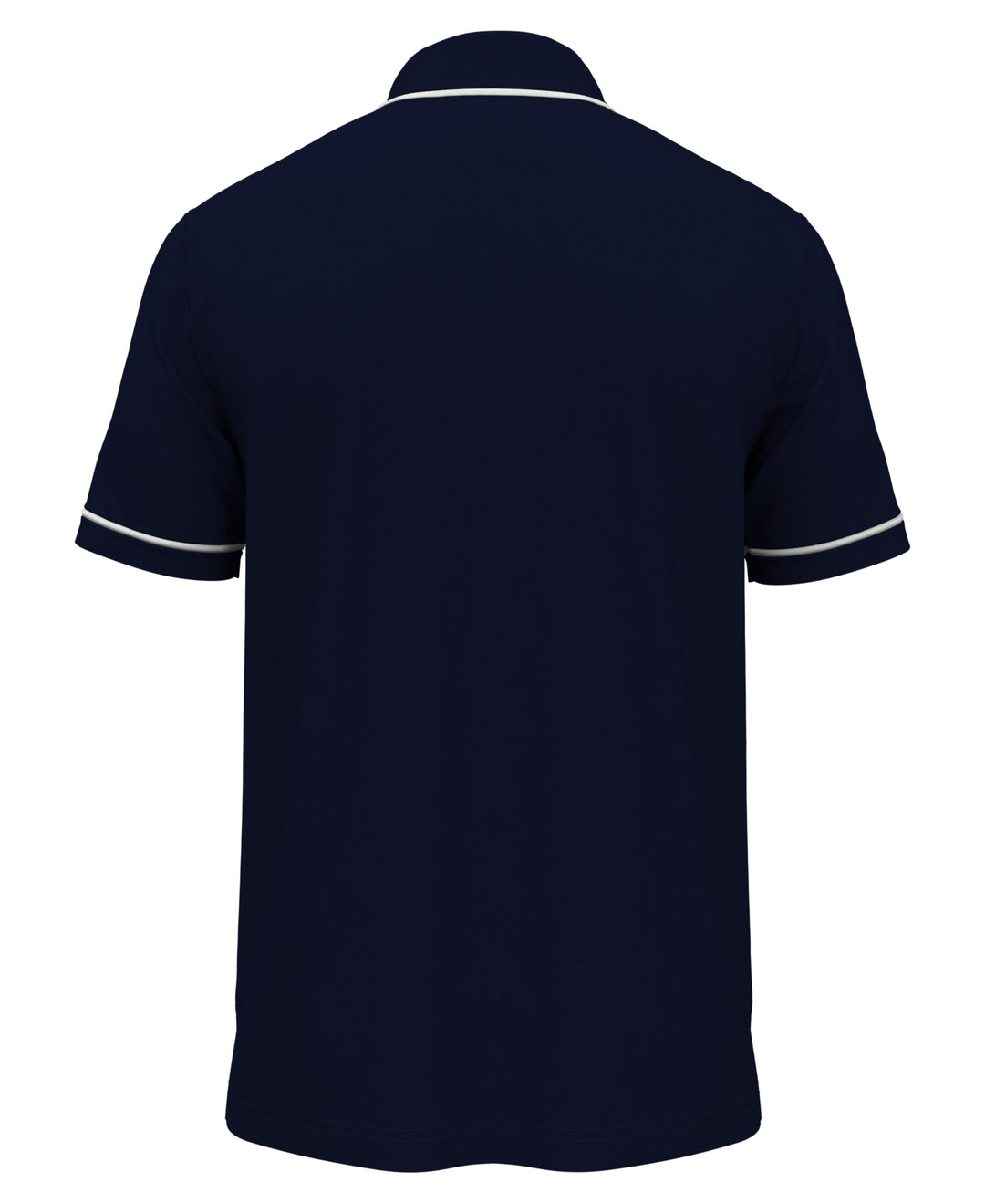 Organic Cotton Earl Pique Short Sleeve Polo Shirt (Dark Sapphire) 