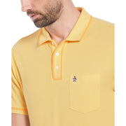 Organic Cotton The Earl Pique Short Sleeve Polo Shirt (Sundress) 