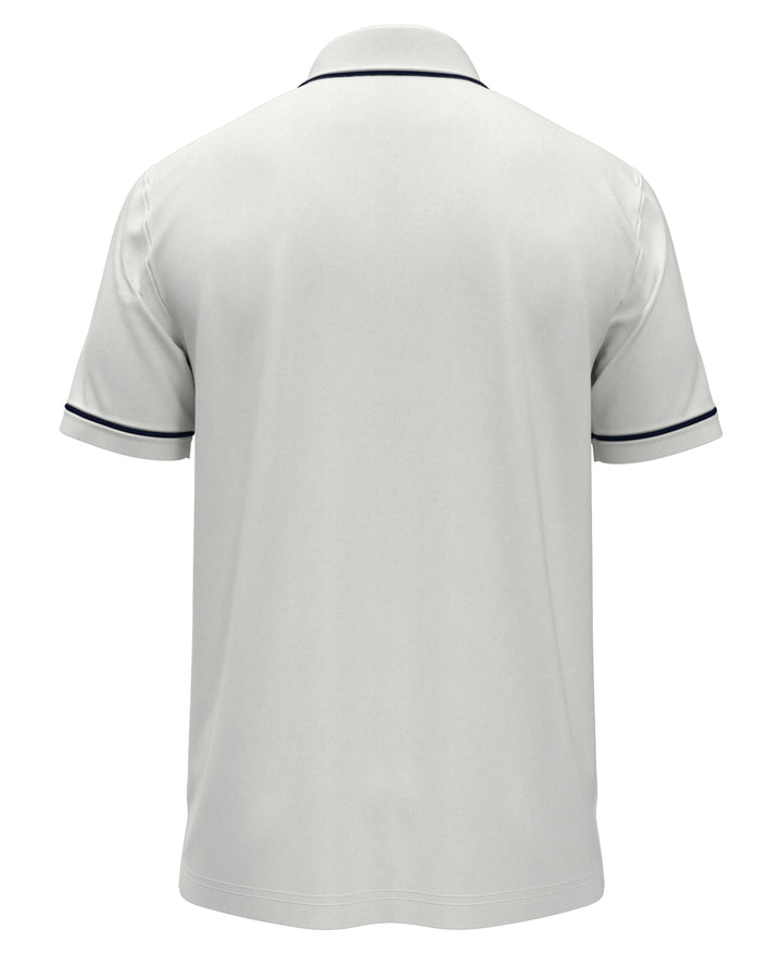 Organic Cotton Earl Pique Short Sleeve Polo Shirt (Bright White) 