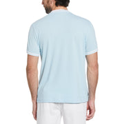 Organic Cotton Pique Tee (Cool Blue) 