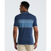 Cotton Engineered Stripe Polo (Sargasso Sea) 