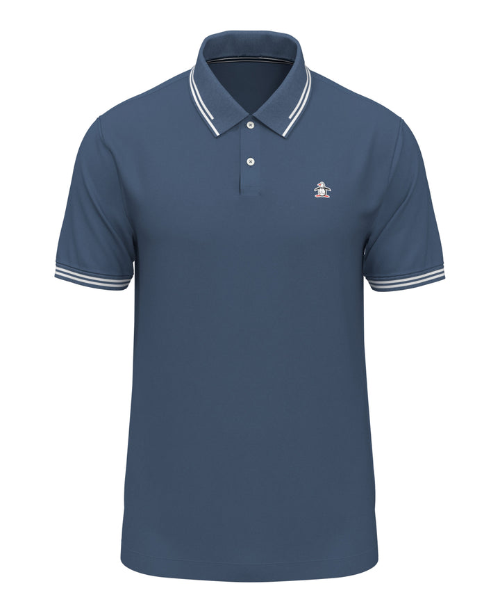 Organic Cotton TV Pete Polo-Polos-Copen Blue-XS-Original Penguin