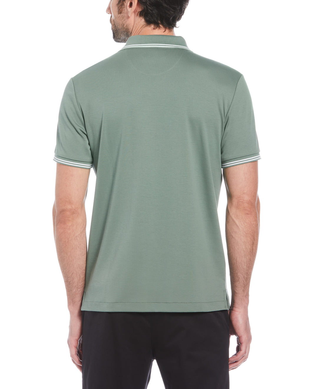 Organic Interlock Tipped Polo (Laurel Wreath) 