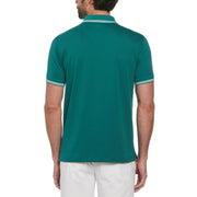 Organic Cotton TV Pete Short Sleeve Polo Shirt (Antique Green) 