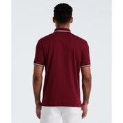 Organic Interlock Tipped Polo (Cabernet) 
