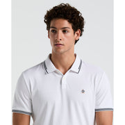 Organic Cotton TV Pete Short Sleeve Polo Shirt (Bright White) 