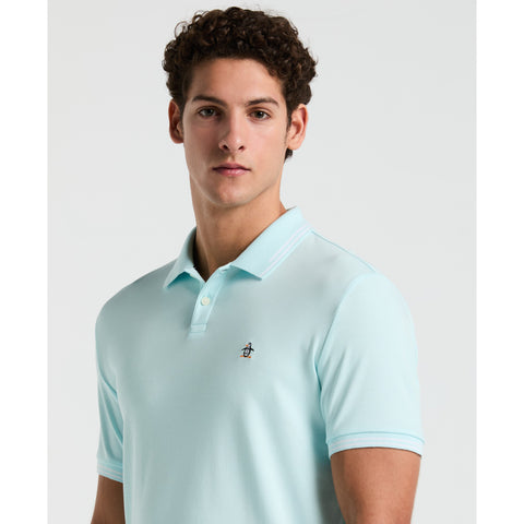 Organic Cotton TV Pete Polo Shirt (Spa Retreat) 