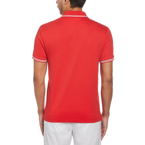Organic Cotton TV Pete Polo (Racing Red) 