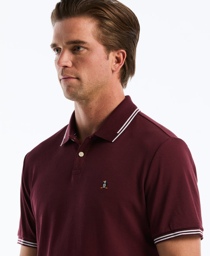Organic Interlock Tipped Polo (Port Royale) 