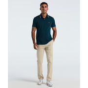 Organic Interlock Tipped Polo (Reflecting Pond) 
