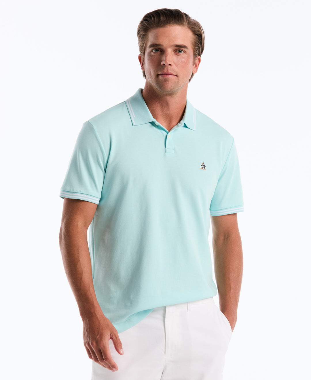 Organic Cotton TV Pete Polo-Polos-Plume-XS-Original Penguin