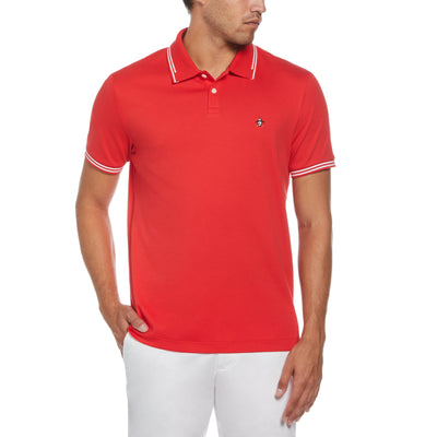 Organic Cotton TV Pete Polo (Racing Red) 
