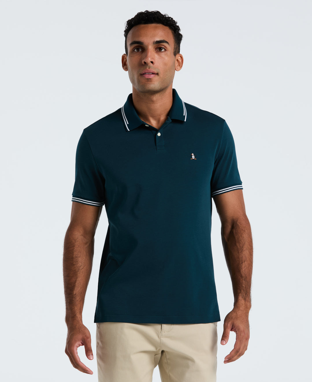 Organic Interlock Tipped Polo (Reflecting Pond) 