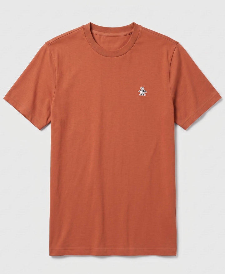 Organic Cotton TV Pete Tee-Tees-Orange Rust-XS-Original Penguin